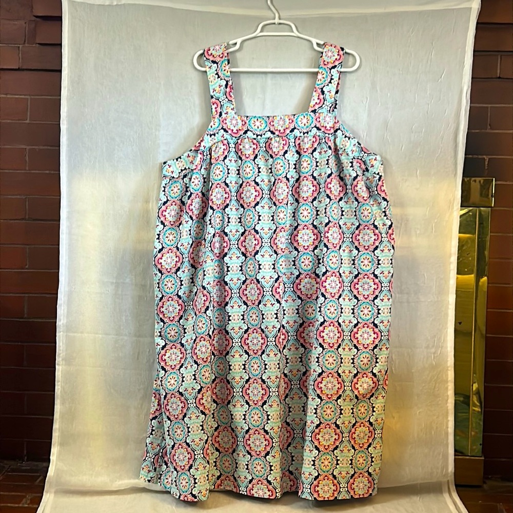 Dreams Co. Nightgown sundress medallions 2X 26-28